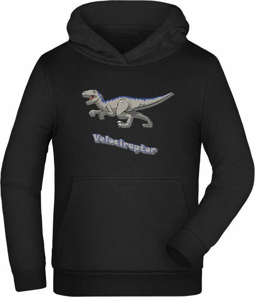 Children's Hoodie Hooded Sweatshirt - Velociraptor i64
